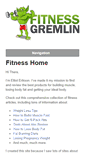 Mobile Screenshot of fitnessgremlin.com